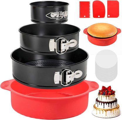 9 Inch Nonstick Springform Pan Cheesecake Pan with Removable Bottom