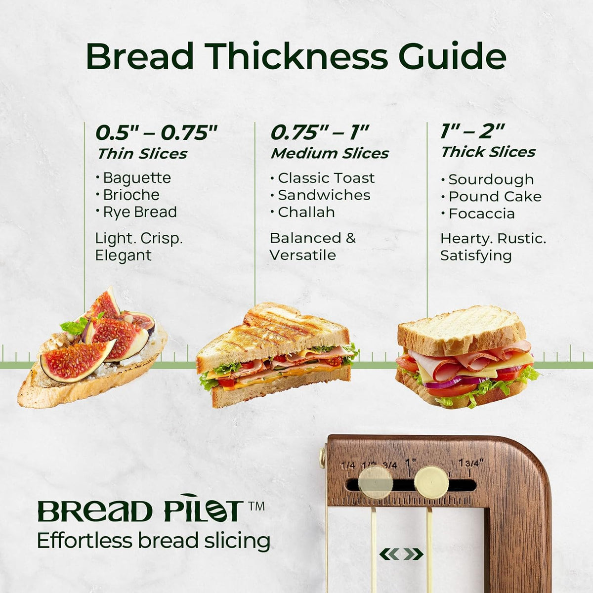 keechee Adjustable Bread Knife for Sourdough and Homemade Loaves