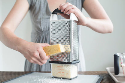 OXO Good Grips 4-Sided Box Grater for Cheese & Vegetables with Container