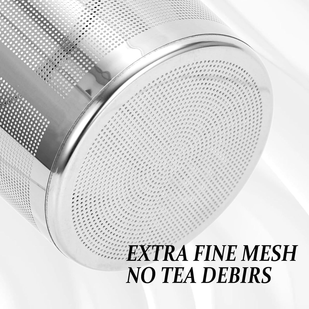 Extra Fine Mesh Tea Infuser Large Capacity Tea Strainer for Loose Leaf Tea