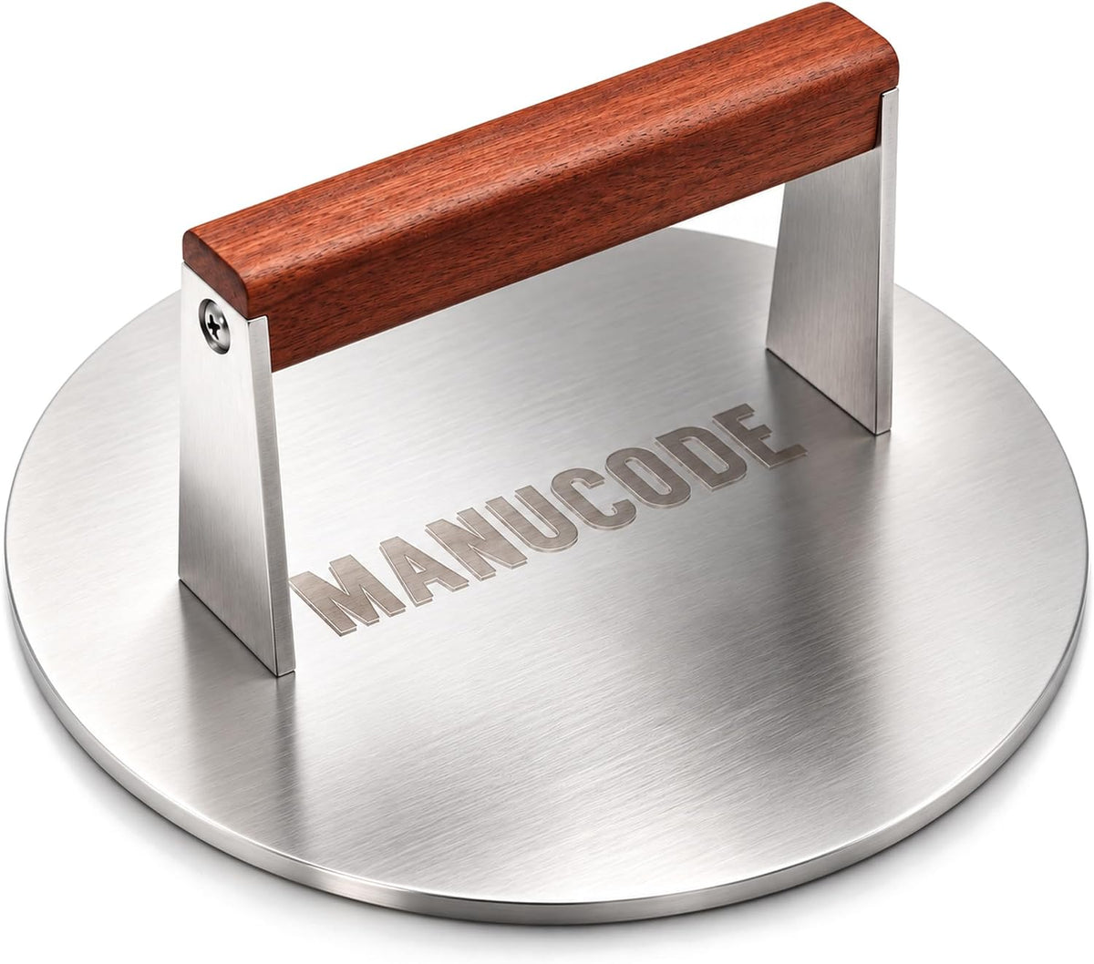 Bacon Press, Stainless Steel Flat Bottom, 9.25 x 5.7 in, 3.2 lb