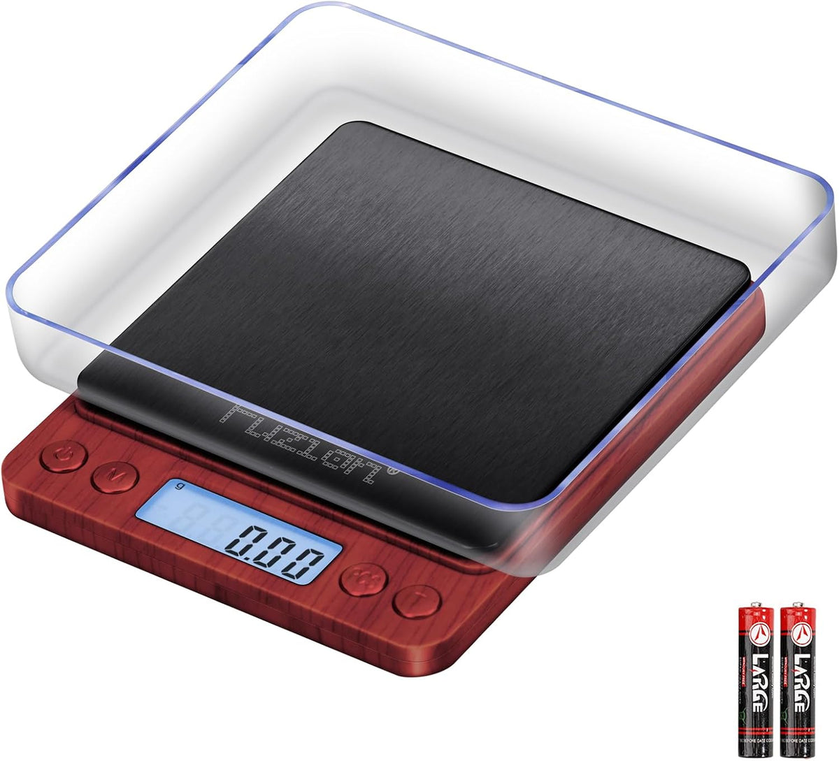 Fuzion Digital Gram Scale .01 Gram Accuracy, 500g Small Jewelry Scale