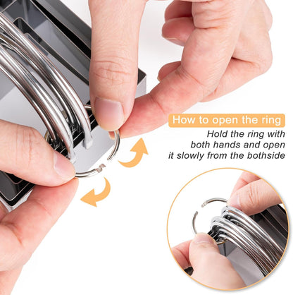 Husfunov Biscuit Cutter Set, Round Cookie Cutters with Handle