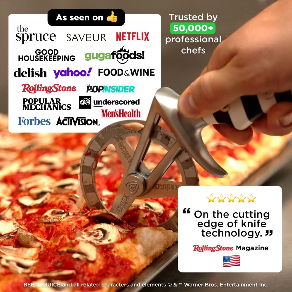 Dalstrong Beetlejuice Pizza Wheel Cutter