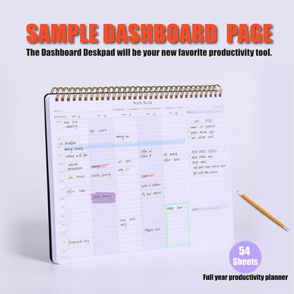 Weekly Meal Planner with Recipes and Grocery List Magnetic Notepad For Fridge - 8.5x11'' Menu Planning Pad With 54 Sheets Tear Off Shopping List For Family Dinner Menu and Meal Prep Planning