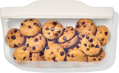 OXO Good Grips Silicone Reusable Bag - Stand-Up Cup (8 oz) - Oat