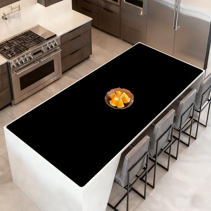 72''x16'' Extra Large Silicone Mat for Kitchen Counter, Heat Resistant Countertop Protector, Non-Slip Waterproof Kitchen Island Mat, Easy to Clean, Light Gray