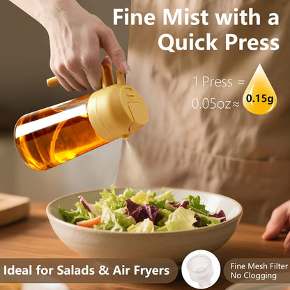 SWEET VIEW Olive Oil Sprayer for Cooking 16oz/470ml
