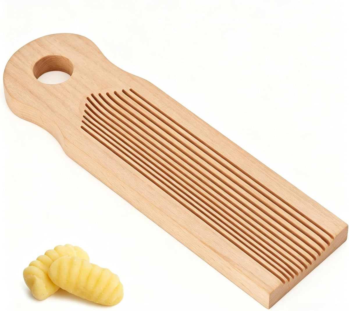 Wooden Gnocchi Board for Homemade Gnocchi & Pasta Making