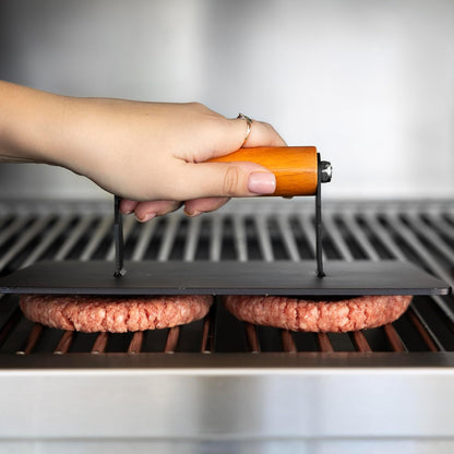 Outset Burger Cheese Melting Dome for Grill, Griddle, and Stovetop, Stainless Steel
