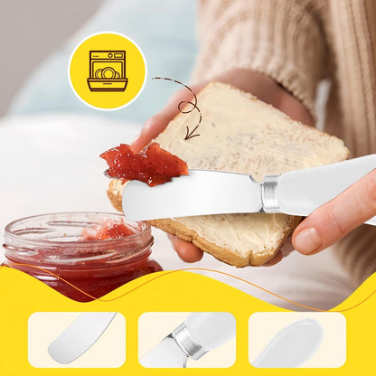 Butter Spreader Knife Set, 2 Pack Butter Knives and Cheese Knives