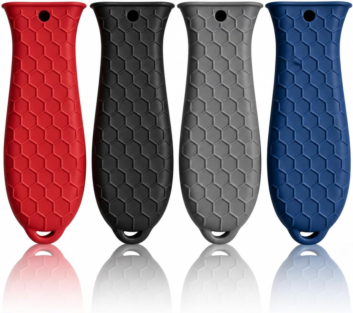 10Pcs Cast Iron Handle Cover, Silicone Pot Holders
