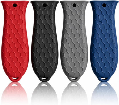10Pcs Cast Iron Handle Cover, Silicone Pot Holders