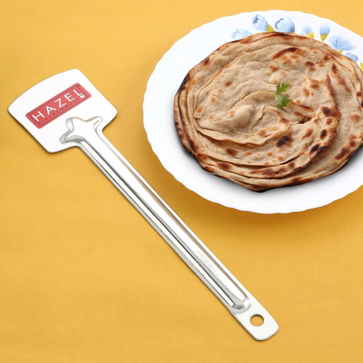 HAZEL Stainless Steel Cake Pie & Pastry Serving Spoon with Handle Slicer Lifter, Silver