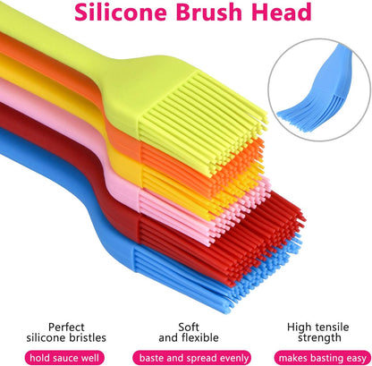 Hhyn Silicone Basting Pastry Brush Set 2 Pack