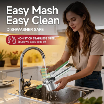 Potato Ricer for Mashed Potatoes-Stainless Steel 15oz