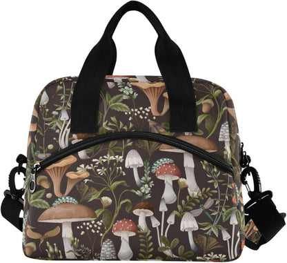 Colorful Leopard Insulated Lunch Bag Rainbow Animals Skin Print Reusable Cooler Lunch Tote Box with Shoulder Strap for Work Picnic School Beach