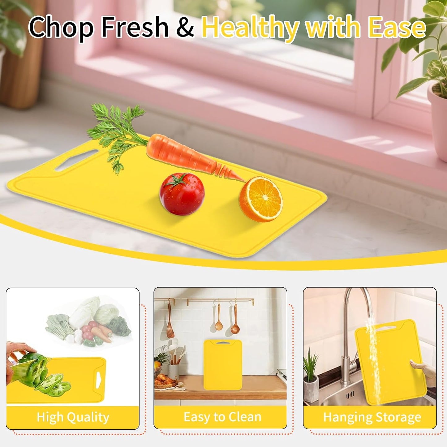 Flexible Silicone Cutting Boards For Kitchen 11.8''x 8.6'',BPA Free Silicone Cutting Board Kitchen Mat For Fruit and Vegetables, Dishwasher Safe, Suitable For Both Indoor and Outdoor (Blue)