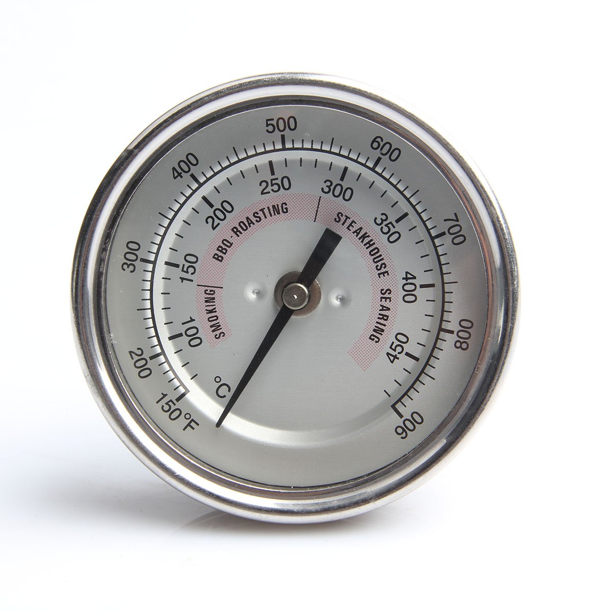 BBQ Grill Temperature Gauge Waterproof Large Face for Kamado Joe Barbecue Charcoal Grill Stainless Steel 150-900°F Cooking Thermometer for Oven Wood Stove Accessories Tool Set Up Easy