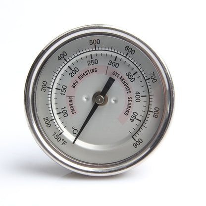 BBQ Grill Temperature Gauge Waterproof Large Face for Kamado Joe Barbecue Charcoal Grill Stainless Steel 150-900°F Cooking Thermometer for Oven Wood Stove Accessories Tool Set Up Easy