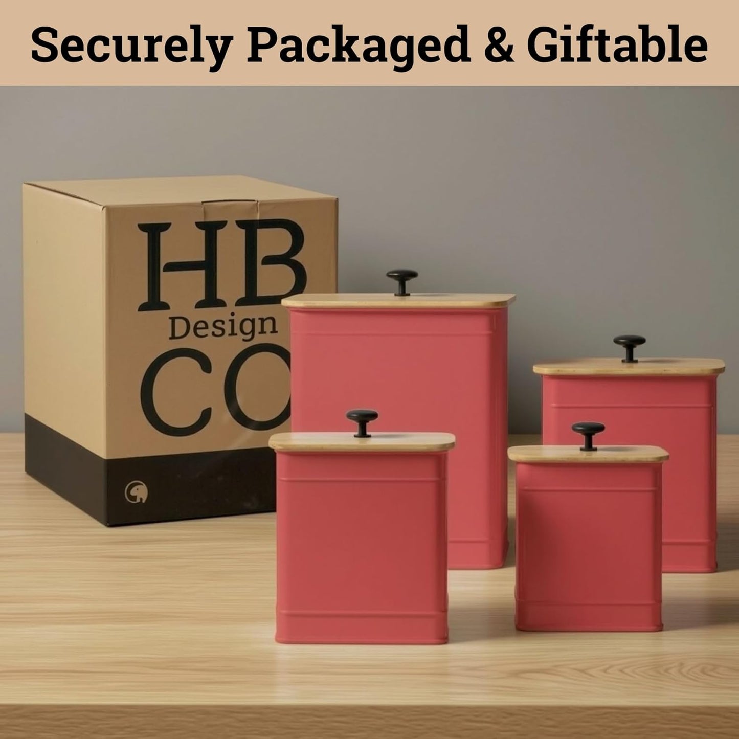 Kitchen Canisters for Countertop Set of 4 with Customizable Chalkboard Labels & Marker Pen - Big Iron Kitchen Canisters with Airtight Lids - Sage Green Canister Set - Flour and Sugar Containers