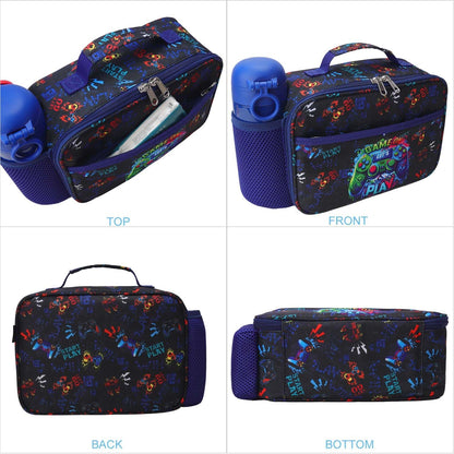 RHCPFOVR Kids Lunch Bag - Insulated Lunch Box for Boys Girls,Washable Lunch Bag and Reusable Toddler Leak-proof Lunchbox for School and Daycare - Colors A