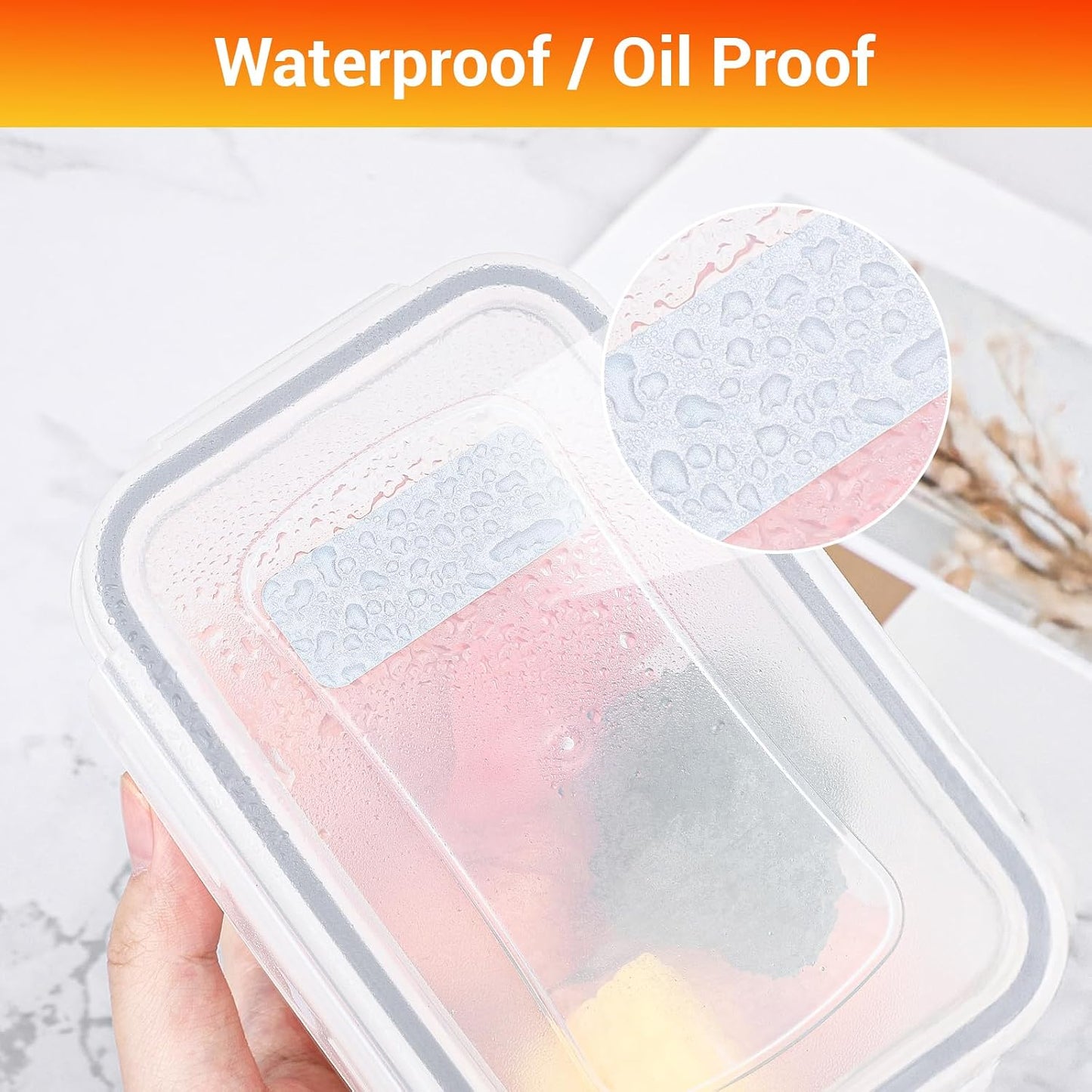 Segarty Food Label Stickers, 300 Pcs Blank Expiration Date Stickers to Write On, with 1 Black Pen, Waterproof Removable Freezer Labels for Glass Spice Jars, Canister, Food Container