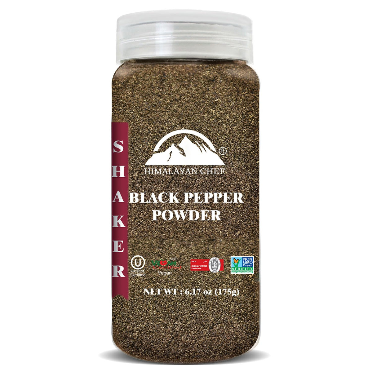 Himalayan Chef Salt Grinder, Refillable-13 Ounce