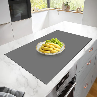 Silicone Mat Roll - Silicone Mats for Kitchen Counter, Heat Resistant Countertop Protector, Non-Slip Table Mat Desk Saver Pad, Multi-functional Cuttable Silicone Mat, Craft Mat - 17IN X 5FT