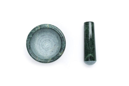 Fox Run Marble Mortar and Pestle Set, White, Small 4" Pestle and Mortar