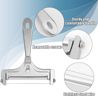 Stainless Steel Wire Cheese Slicer, Handheld Cheese Cutter