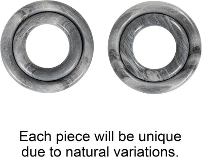 Creative Co-Op Marble Trivets for Dining Table, Set of 2