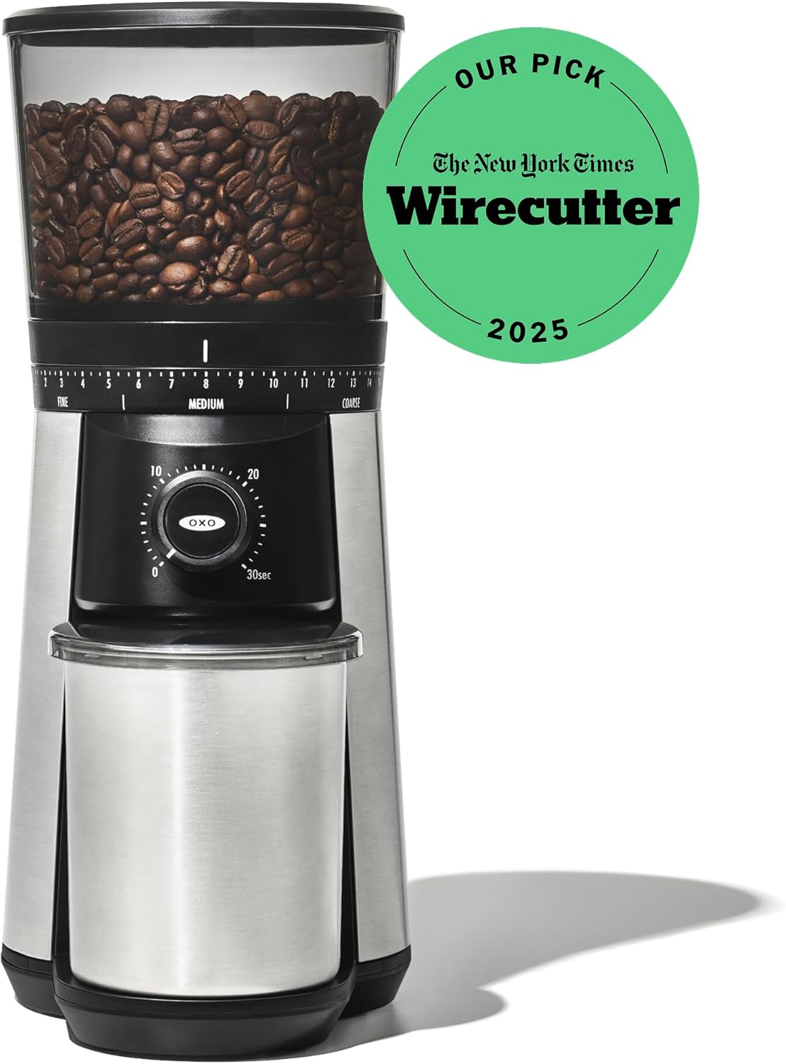 OXO Brew Conical Burr Electric Coffee Bean Grinder - 12 Oz, Matte Black