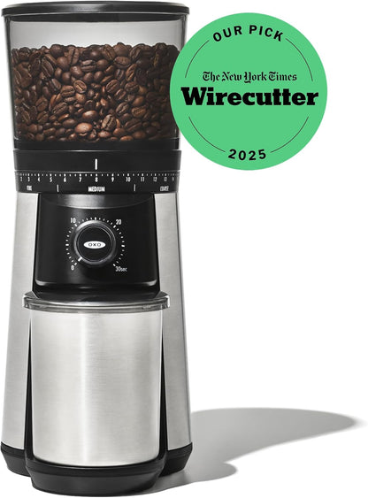 OXO Brew Conical Burr Electric Coffee Bean Grinder - 12 Oz, Matte Black