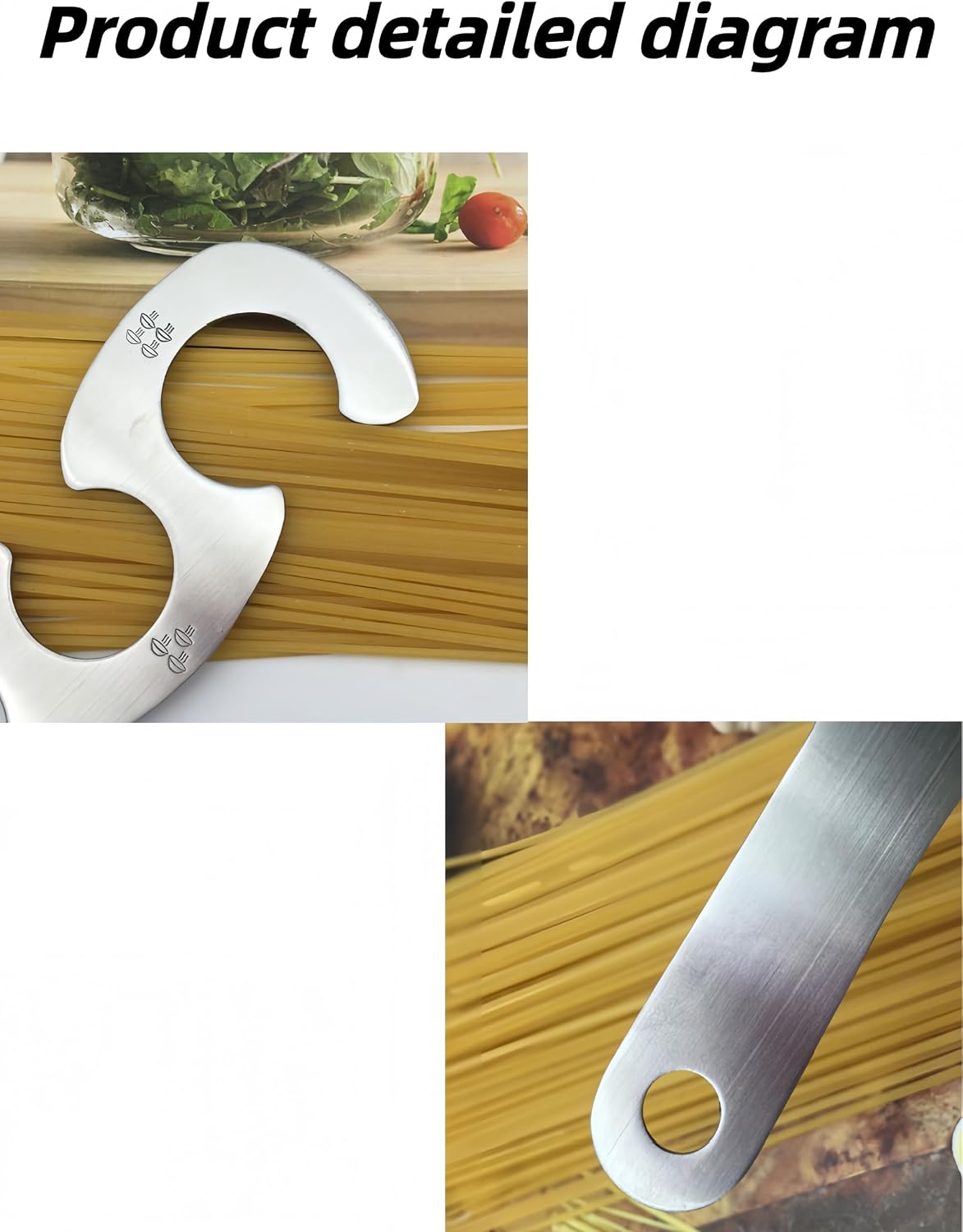 Spaghetti Measuring Tool, Stainless Steel, 1 Pc
