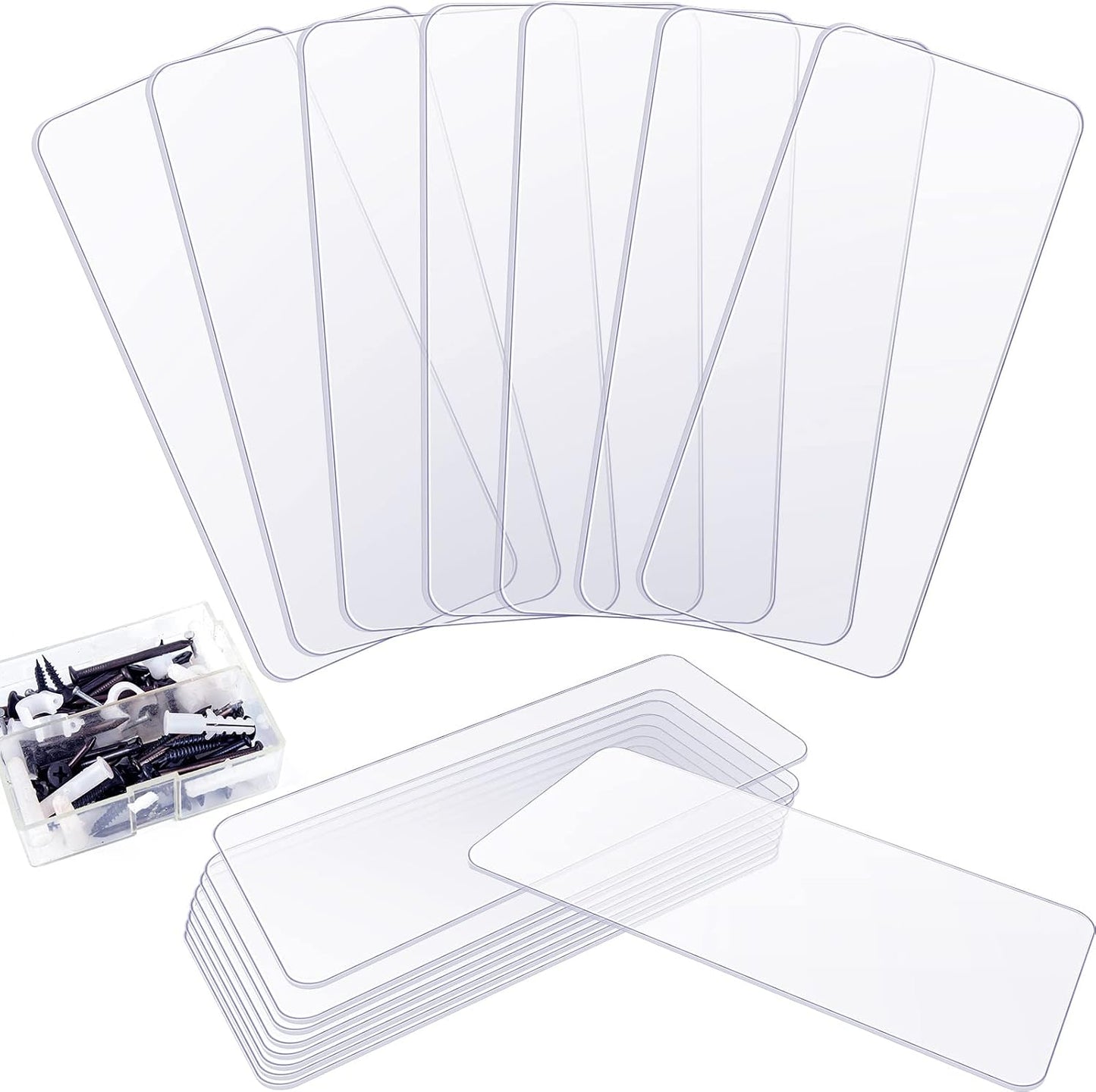 Yookeer 16 Pack 4.25 x 2 in Drawer Dividers for Plastic Storage Bins Storage Hardware Cabinet Dividers for Teacher Toolbox, Small Parts Organizer, Screw Organizer