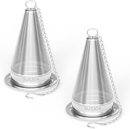 304 Stainless Steel Cone Tea Infuser for Loose Leaf Tea Steeper