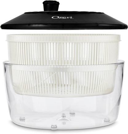 Ozeri Italian Made Fresca Salad Spinner and Serving Bowl, BPA-Free
