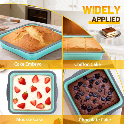 Silicone Muffin Pan, 12 Cups Non-Stick Cupcake Pan, Food-Grade BPA-Free Muffin Tin, Oven-Safe 450 °F, Reinforced Steel Frame, Easy-Grab Handles, Quick-Release 2.3" Baking Molds for Mini Treats