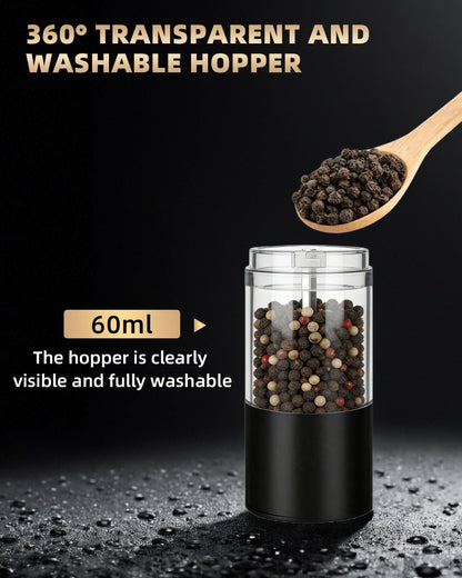 Rechargeable Electric Salt and Pepper Grinder Set 2 Pack, Kitchen Gadgets