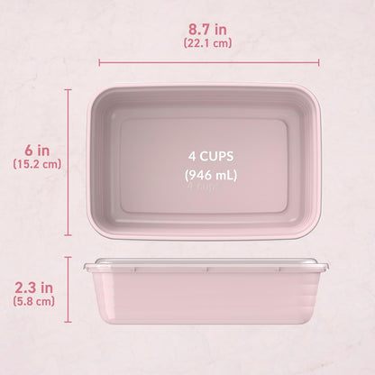 Bentgo Prep - 20-Piece 1-Compartment Reusable Meal Prep Containers with Lids, PFAS & BPA Free Materials, Durable, Microwave, Freezer, & Dishwasher Safe To Go Food Storage (Gold)