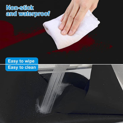 AECHY Extra Large Silicone Mat 78.74”x19.69”x0.08”, Multipurpose Silicone Mat Thick Heat Resistant Mat Shipped Rolled Up Kitchen Counter Mat Nonslip Silicone Mats for Kitchen Counter Translucent