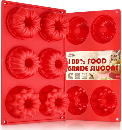 HKNMTT Silicone Muffin Pan for Baking, Cupcake Egg bites Brownie Mold 12 Cup Regular Size, Oven Safe BPA Free kitchen Appliances