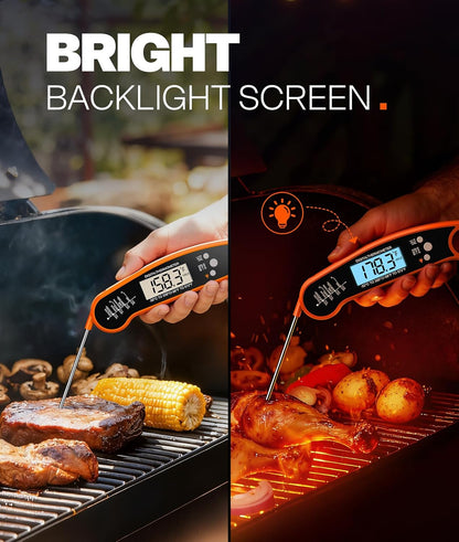 Meat Thermometer Digital, 1-2 Sec Instant Read, Grilling, Cooking, Food