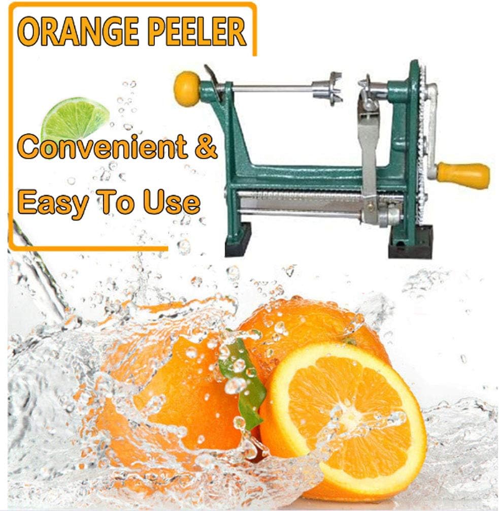 Orange Peeler Hand-cranked Apple peeler with powerful clamp base green