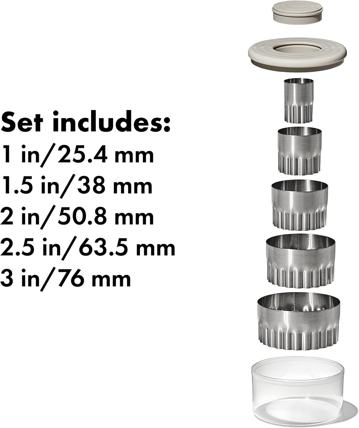 OXO Good Grips Double-Sided Cookie & Biscuit Cutters