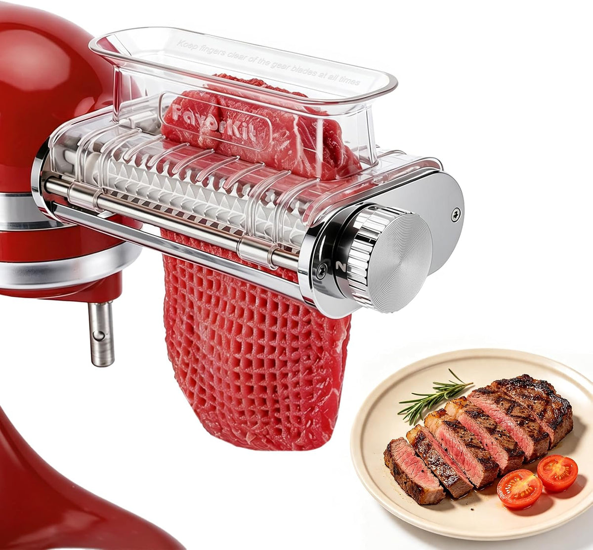 Meat Tenderizer Attachment for KitchenAid Stand Mixers