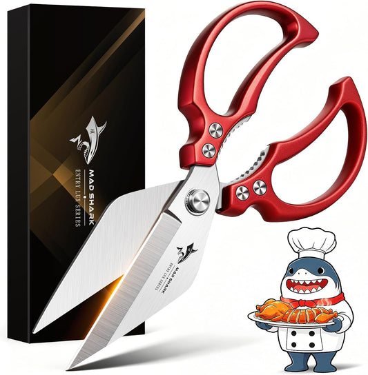 MAD SHARK Heavy Duty Kitchen Shears, All Purpose Kitchen Scissors