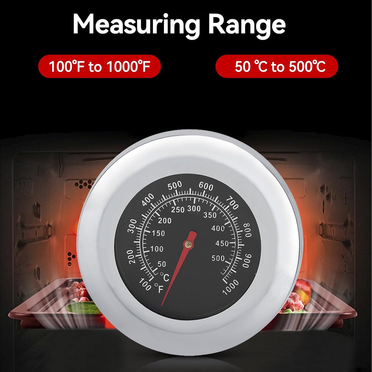 100~1000 ℉ Oven Thermometer