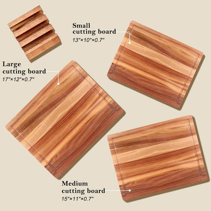Acacia Wood Cutting Boards for Kitchen Wooden Chopping Board with Handle